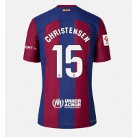 Stroje piłkarskie Barcelona Andreas Christensen #15 Koszulka Podstawowej dla damskie 2023-24 Krótki Rękaw